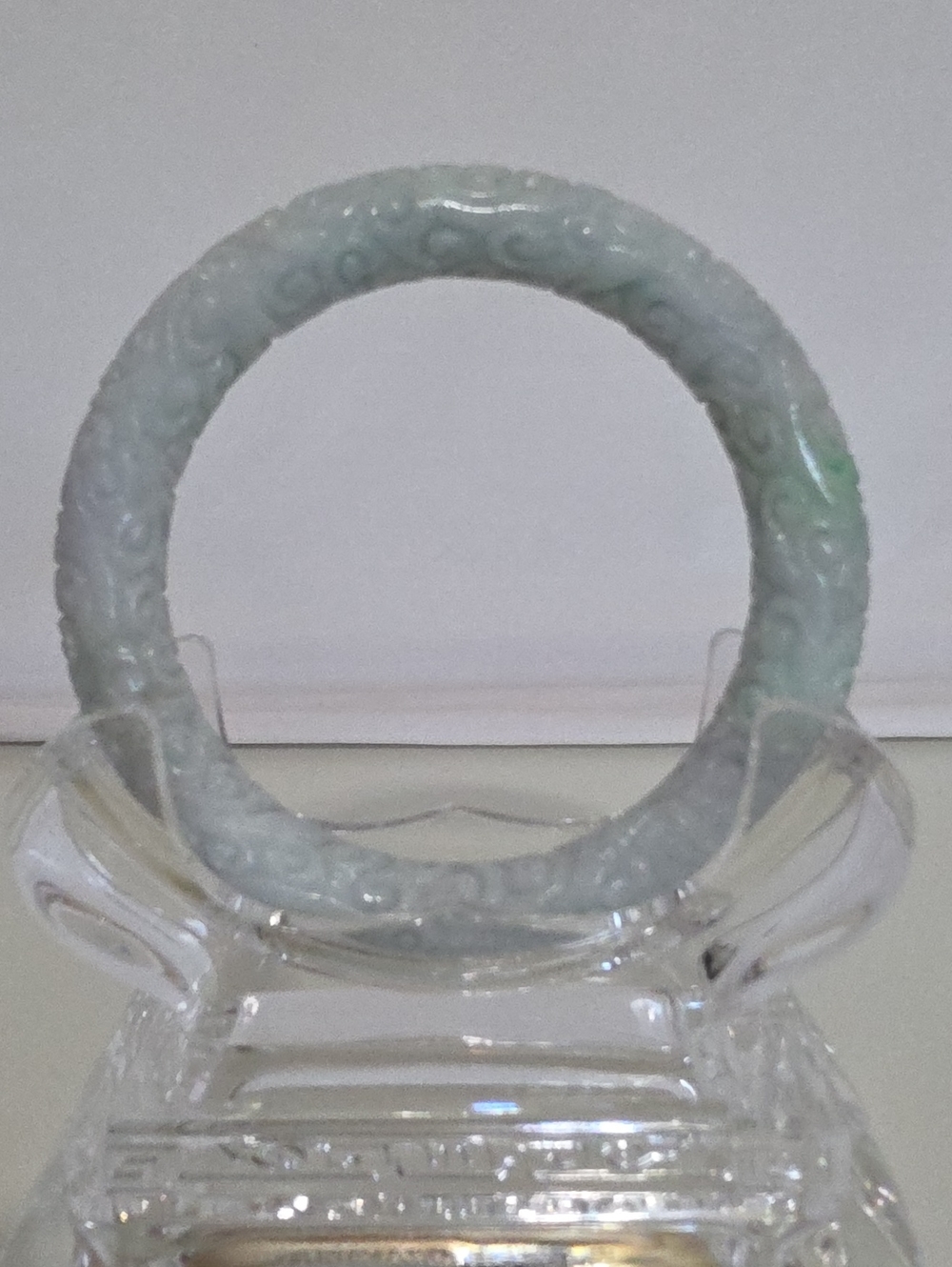 Carved Jadeite Bangle